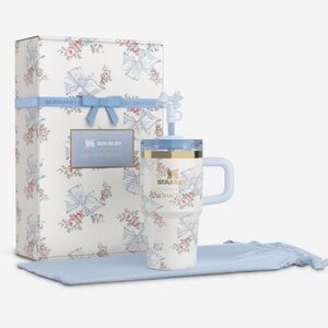 LoveShackFancy Stanley 20oz Tumbler Rosa Beaux Blue